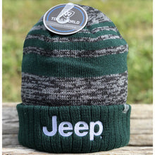 Load image into Gallery viewer, Hat - Jeep Flip Knit Echo - Forest/Black/Grey
