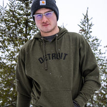 Load image into Gallery viewer, Detroit Bend Hoodie Sweatshirt Army Green
