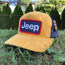 Load image into Gallery viewer, Hat - Jeep Richardson Troutdale Patch Amber Gold/Navy
