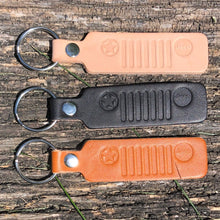 Load image into Gallery viewer, Keychain - Jeep Grille Leather
