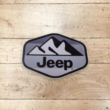 Load image into Gallery viewer, Sticker - Jeep® Mountain Hex - Greyscale
