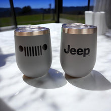 Load image into Gallery viewer, Jeep Insulated Wine Tumbler - Storm Grey Matte
