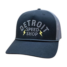 Load image into Gallery viewer, Hat - Detroit Speed Shop Bolt - Black/Charcoal
