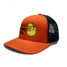 Load image into Gallery viewer, Hat - It&#39;s A Jeep Thing Duck - Orange/Black

