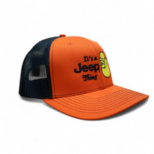 Load image into Gallery viewer, Hat - It&#39;s A Jeep Thing Duck - Orange/Black
