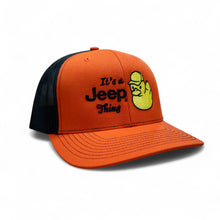 Load image into Gallery viewer, Hat - It&#39;s A Jeep Thing Duck - Orange/Black
