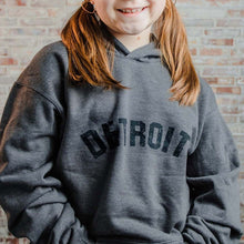 Load image into Gallery viewer, Youth - Detroit Bend Hoodie - Heather Charcoal
