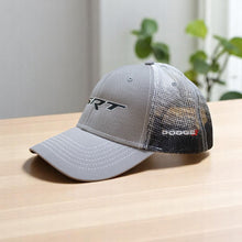 Load image into Gallery viewer, Hat - Dodge SRT Gravel SnapBack Trucker - Black/Grey/White
