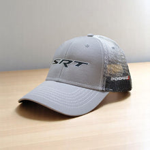 Load image into Gallery viewer, Hat - Dodge SRT Gravel SnapBack Trucker - Black/Grey/White
