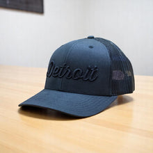 Load image into Gallery viewer, Hat - Detroit Thirsty Blackout Snapback
