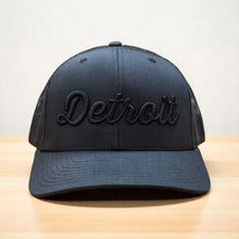 Load image into Gallery viewer, Hat - Detroit Thirsty Blackout Snapback
