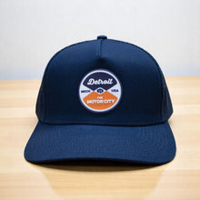 Load image into Gallery viewer, Hat - Detroit Reel Rubber Patch - Navy
