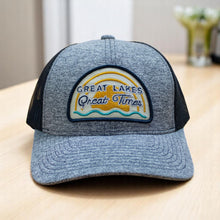 Load image into Gallery viewer, Hat - Michigan Great Lakes Great Times Snapback - H. Navy/Navy
