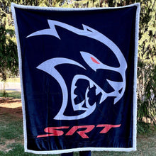 Load image into Gallery viewer, Dodge SRT Hellcat REDEYE Sherpa Blanket
