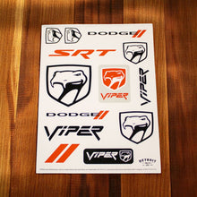 Load image into Gallery viewer, Sticker - Dodge Viper Sneaky Pete - Sheet
