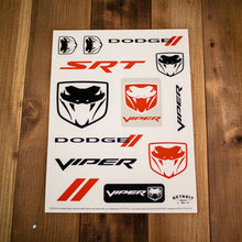 Load image into Gallery viewer, Sticker - Dodge Viper Fangs - Sheet
