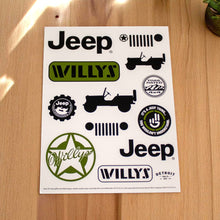 Load image into Gallery viewer, Sticker - Jeep® Willys - Sheet
