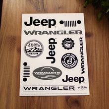 Load image into Gallery viewer, Sticker - Jeep® Wrangler - Sheet
