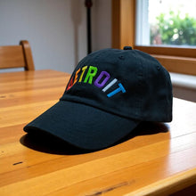 Load image into Gallery viewer, Hat - Detroit Bend Rainbow Unstructured-Black
