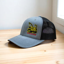 Load image into Gallery viewer, Hat - Dodge Daytona Scat Pack EV-SnapBack Trucker (Heather Grey/Black)
