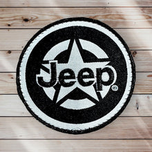 Load image into Gallery viewer, Patch - Jeep® Oscar Mike Star Black/White

