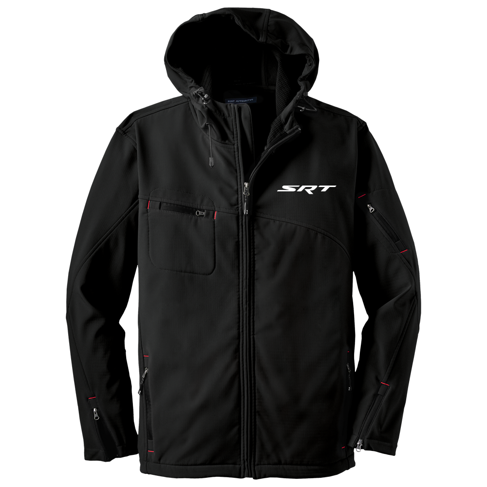 Mens Dodge® SRT Hooded Softshell Jacket - Black