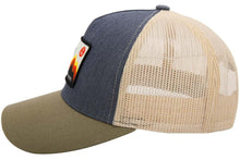 Load image into Gallery viewer, Hat - Jeep Have Fun Out There Trucker Patch Hat - Charcoal/Olive/Khaki
