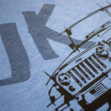 Load image into Gallery viewer, Mens Jeep® JK Wrangler - LDD Series - Triblend Lake Blue T-Shirt
