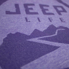 Load image into Gallery viewer, Ladies Jeep® Life Purple Tone Triblend V-neck
