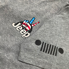 Load image into Gallery viewer, Mens Jeep® Wave USA T-Shirt - Graphite Heather
