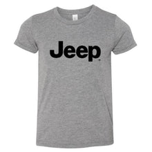 Load image into Gallery viewer, Youth - Jeep Text - Triblend Grey
