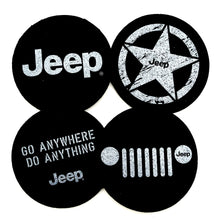 Load image into Gallery viewer, Coaster Set - Jeep Assorted Logos
