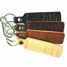 Load image into Gallery viewer, Keychain - I Bike Detroit leather
