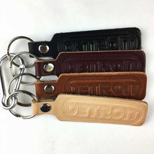 Load image into Gallery viewer, Keychain - Detroit Wrap leather
