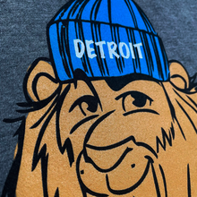 Load image into Gallery viewer, Mens Triblend Detroit King of the Jungle T-shirt (Grey)
