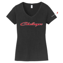 Load image into Gallery viewer, Ladies Dodge Challenger 2 Color Script - Black
