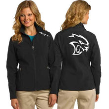 Load image into Gallery viewer, Jacket - Ladies Soft Shell Dodge SRT Hellcat
