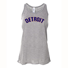 Load image into Gallery viewer, Ladies Relaxed Racerback Tank Top - Detroit Bend 2 color Heather Grey

