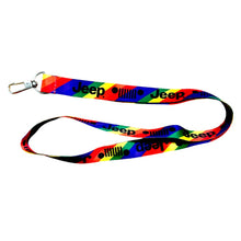 Load image into Gallery viewer, Lanyard - Jeep Rainbow
