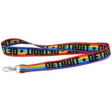 Load image into Gallery viewer, Lanyard - Detroit Rainbow
