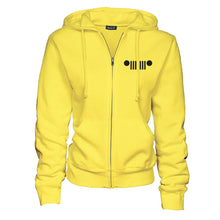 Load image into Gallery viewer, Ladies Jeep® It&#39;s A Jeep Thing Duck Zip Hoodie - Yellow
