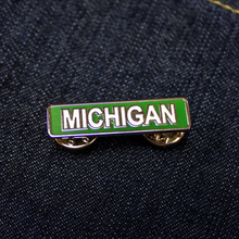Load image into Gallery viewer, Enamel Pin - Michigan Street Sign
