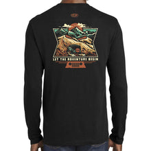 Load image into Gallery viewer, Mens Long Sleeve Jeep® Dunes T-Shirt - Black
