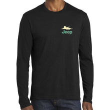 Load image into Gallery viewer, Mens Long Sleeve Jeep® Dunes T-Shirt - Black
