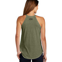 Load image into Gallery viewer, Ladies Jeep® Life Rocker Tank Top - Military Green Triblend
