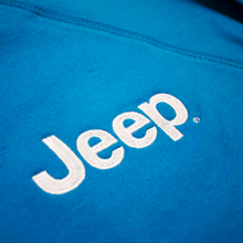 Load image into Gallery viewer, Ladies Jeep® Text Embroidered Fleece Jacket - Multiple Colors-FINAL SALE
