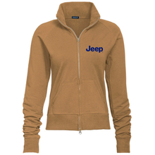 Load image into Gallery viewer, Ladies Jeep® Text Embroidered Fleece Jacket - Multiple Colors-FINAL SALE
