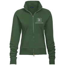 Load image into Gallery viewer, Hudson&#39;s Detroit Zip Fleece Jacket - Forest Green
