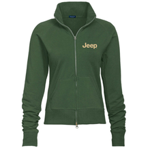 Load image into Gallery viewer, Ladies Jeep® Text Embroidered Fleece Jacket - Multiple Colors-FINAL SALE
