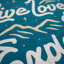 Load image into Gallery viewer, Ladies Jeep® V-neck Live Love Explore - Heather Teal
